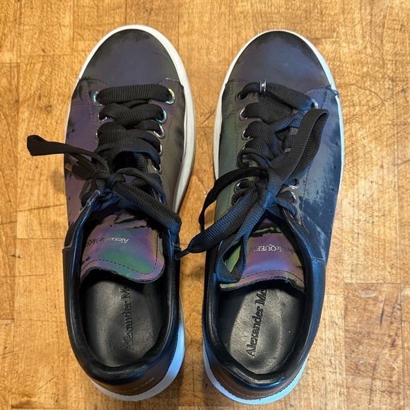 Alexander McQueen Black and White Sneakers - Picture 3 of 6